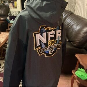 Wrangler Men's Dark Gray NFR Hooded Jacket